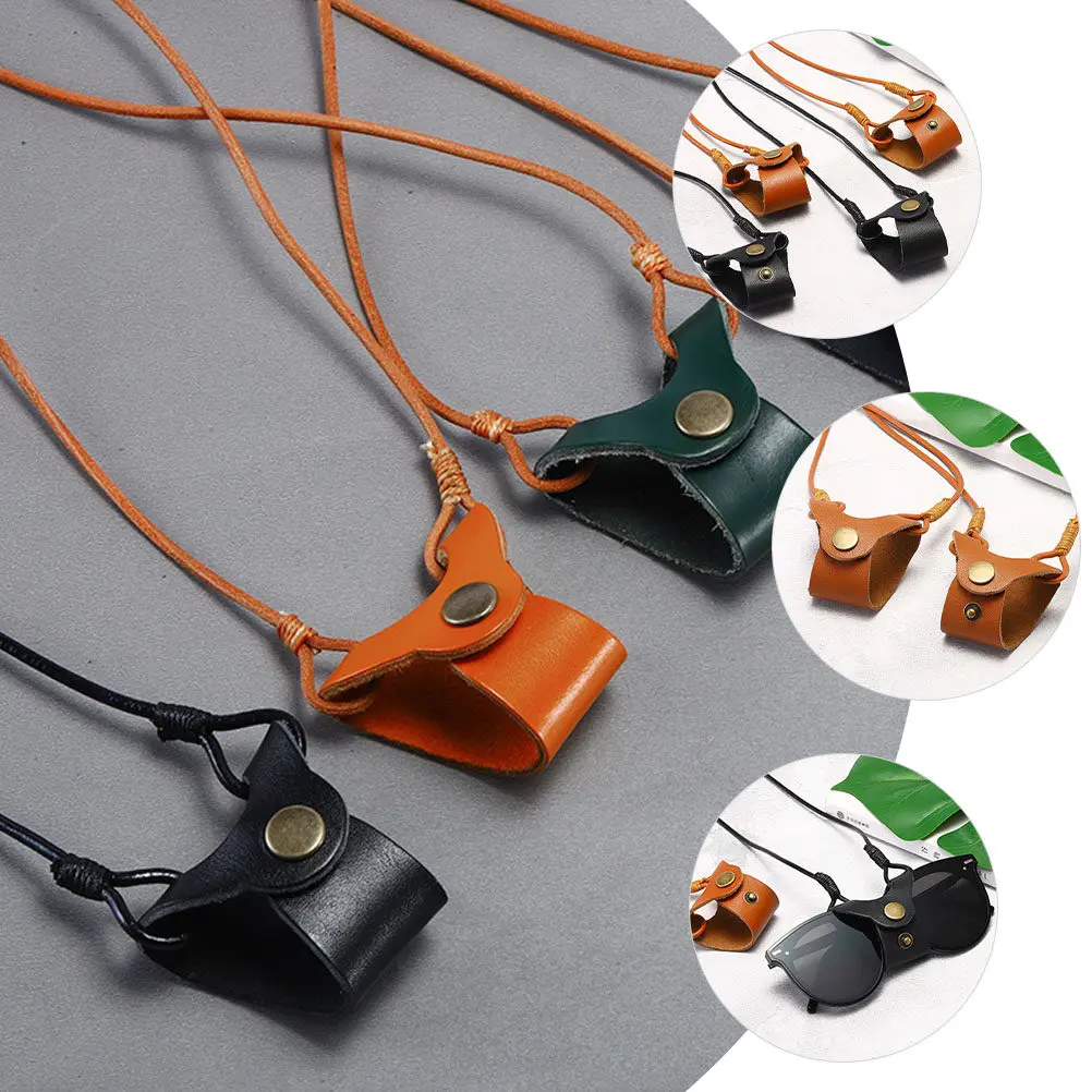 Eyeglass Holder Faux Strap Sturdy Buckle Sunglass Chain for Women Men Running Exercise Biking Use Eyeglass Holder