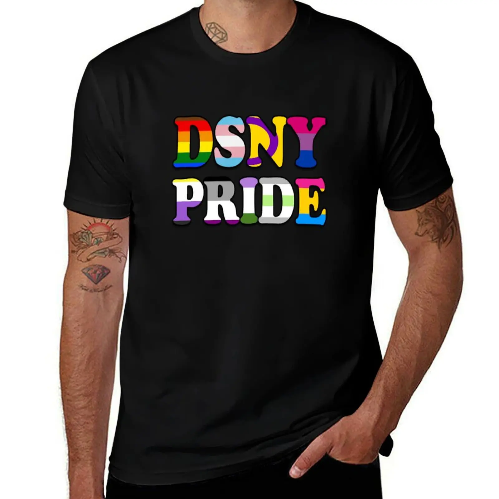 

DSNY PRIDE FLAGS T-Shirt Sport Basic Moisture Wicking Tee