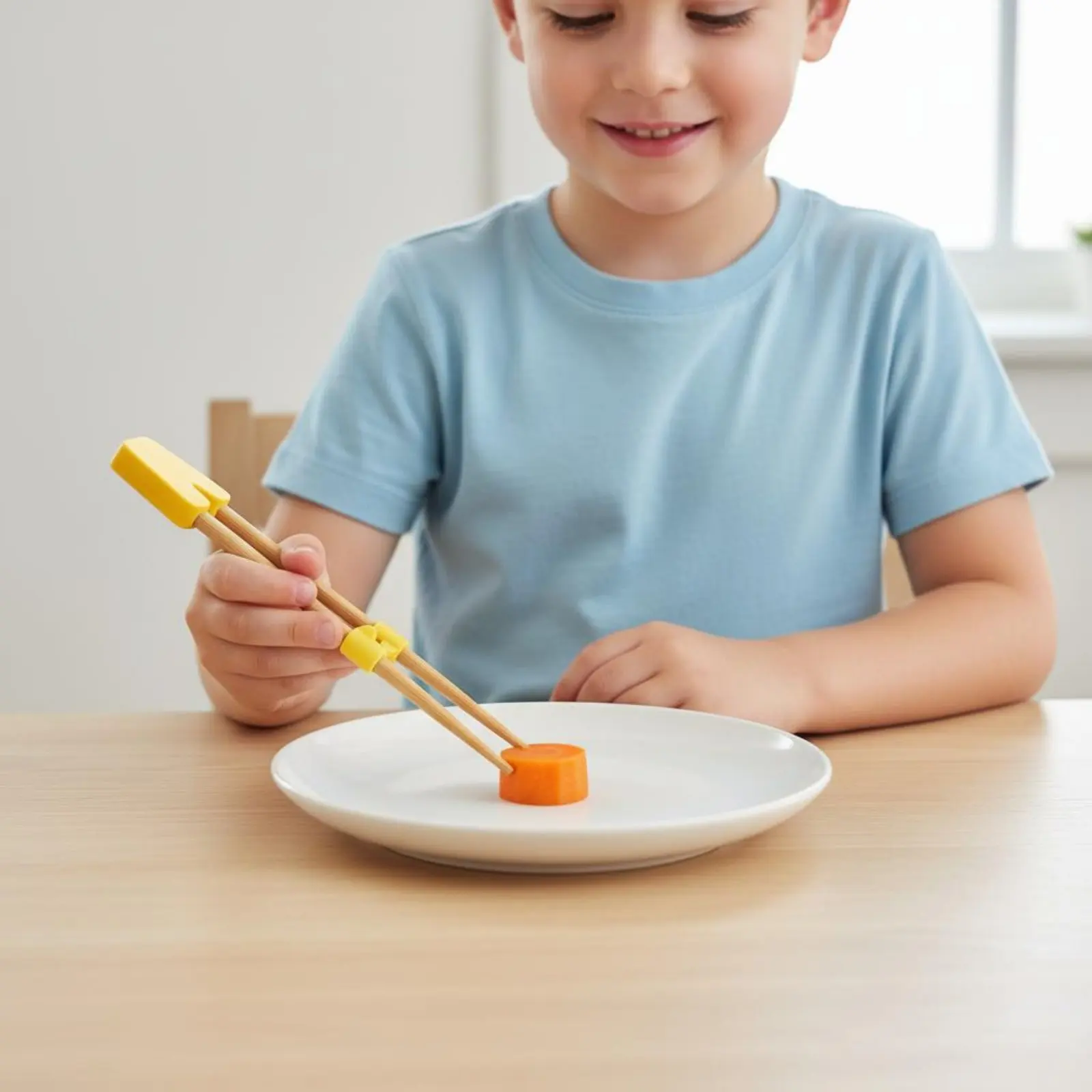 Kids Learning Chopsticks Anti-Slip Learning Chopsticks Children's Tableware Food Safe Reusable