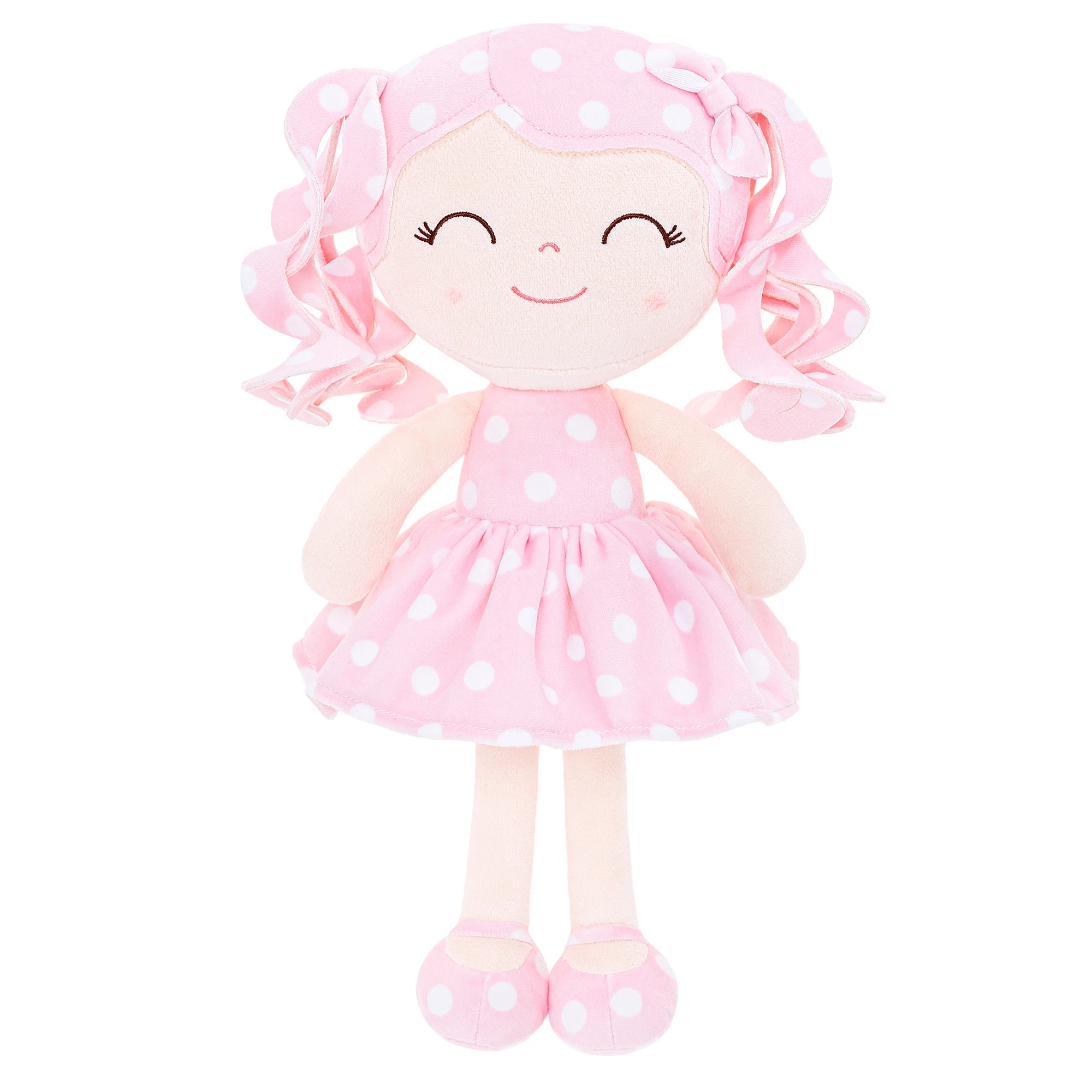 

Gloveleya Plush Doll curly hair doll 2023 new design Polka dots toys 30cm