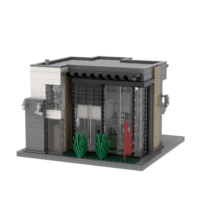 3189 個 MOC グリーンフィールドコレクションアートコレクターの家都市建築絶妙なインテリア DIY ビルディングブロックギフト
