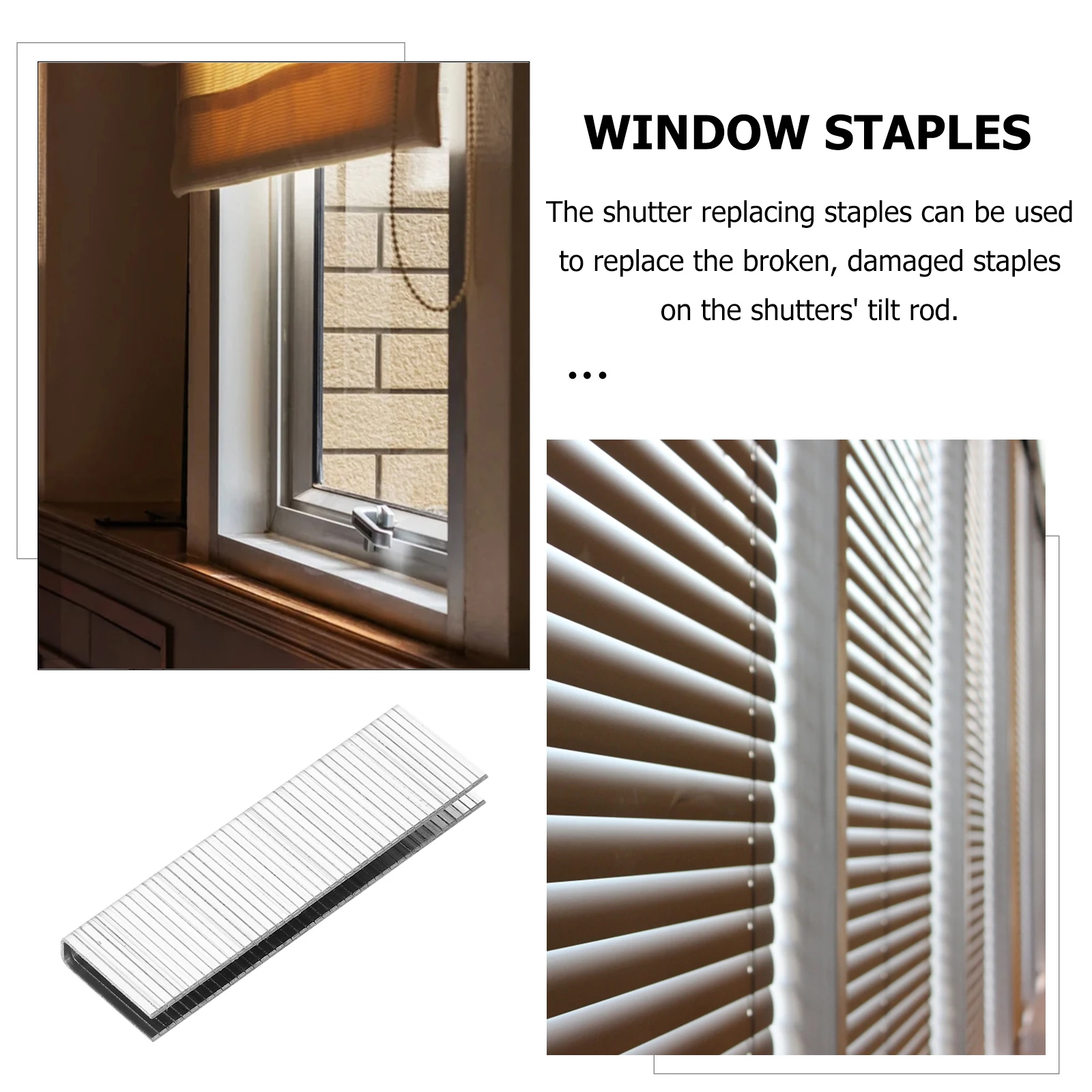 40 قطعة طقم تصليح دبابيس مصراع المزارع قوية من الفولاذ المقاوم للصدأ كوة ستابلز سهلة التركيب مناسبة لمعظم المصراع #1