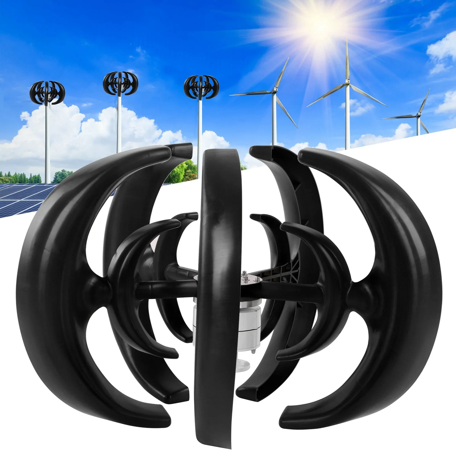 High-Efficiency 1200W Wind Turbine Kit