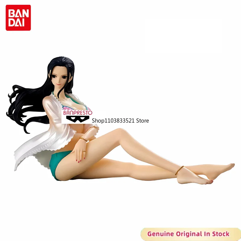 BANDAI Original ONE PIECE GLITTER&GLAMOURS Shiny Venus Nico Robin Swimsuit Character Action Model Desktop Decoration