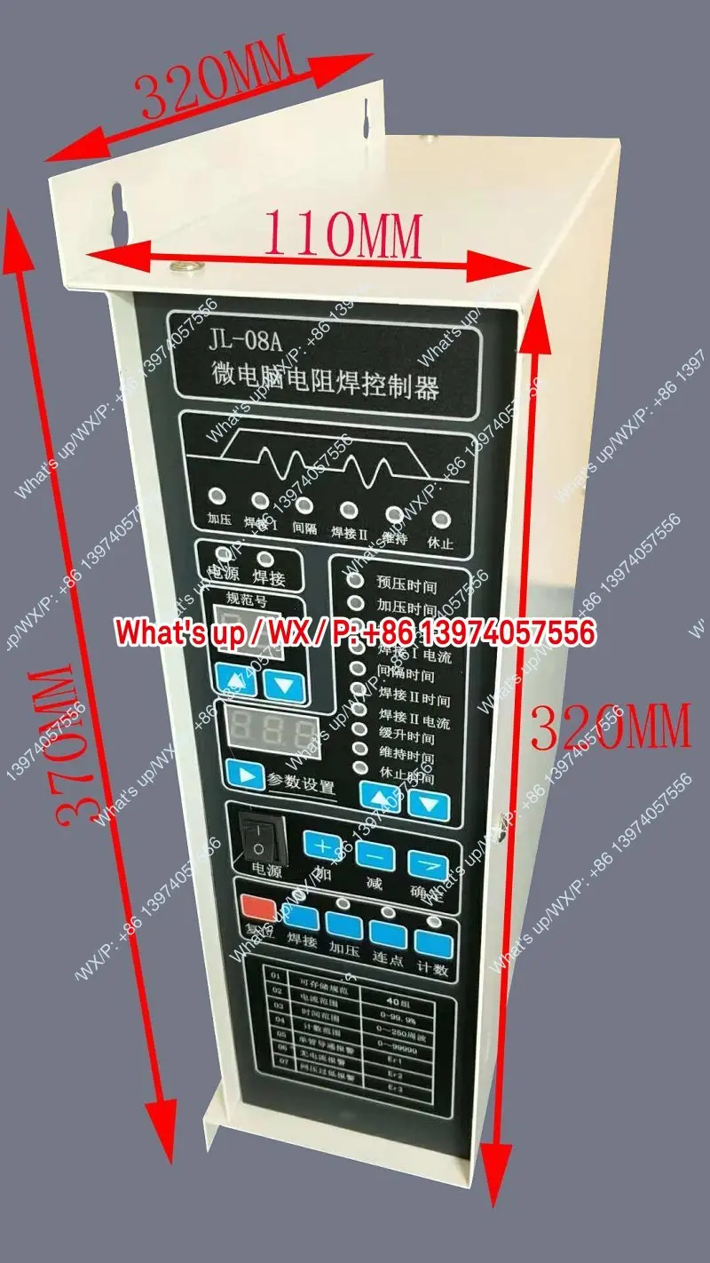 JL-08ACGNZ-02CGN-Z03 Microcomputer Solder Mask Controller, Pneumatic Spot Welder Control Box Seam Welding Machine