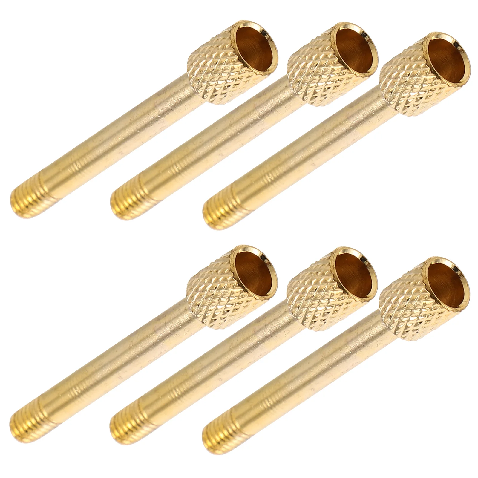 

6 Pcs Electric Guitar Accessories Replacement Parts Component Golden Copper Metal Screws