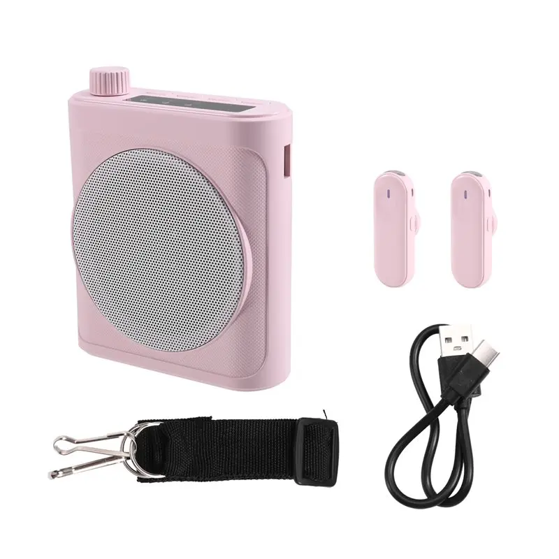 as95-mini-ワイヤレスメガホンスピーカー-ラベリアマイク付き-bt-ポータブル音声アンプ-教師、ツアーガイド、コーチ向け
