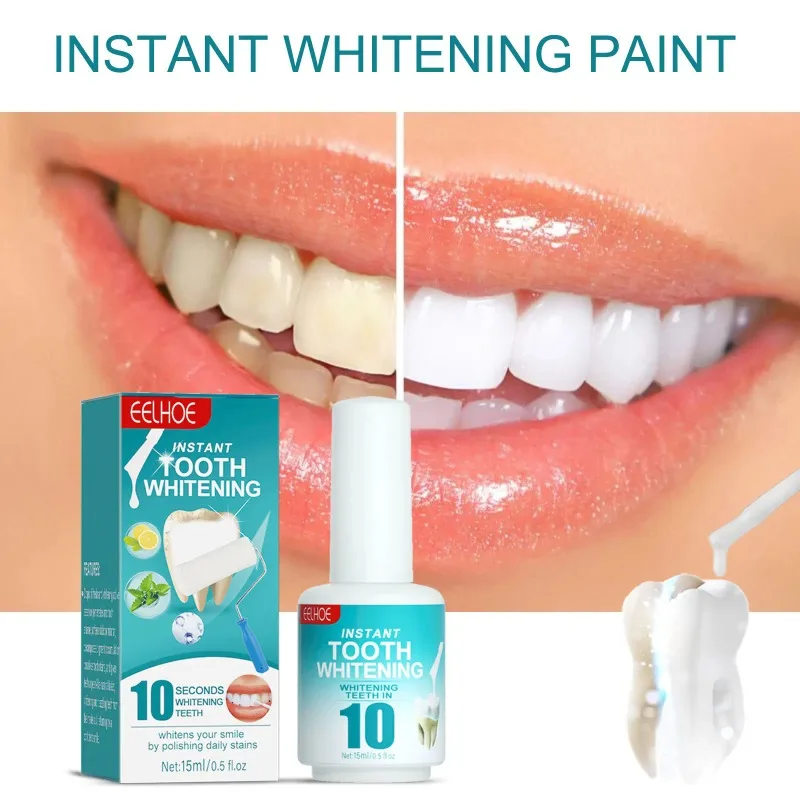 Teeth White Paint Anti Pigmentation Remove Smoke Stains Bad Breath Clean Tartar Oral Care Paint Whitening Tooth