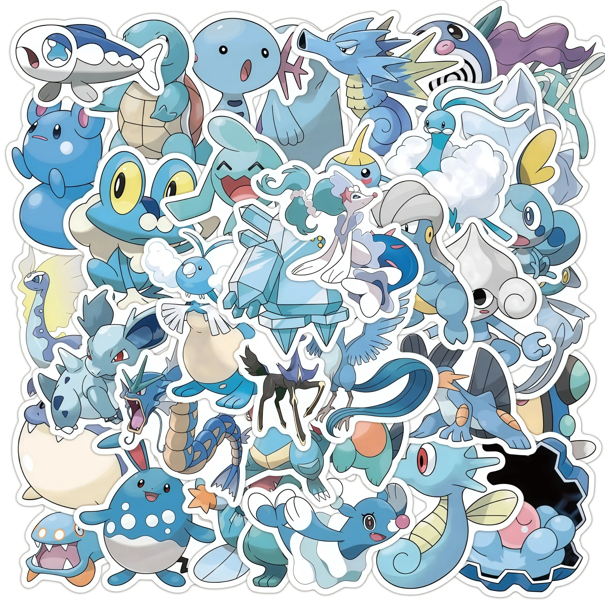 60PCS Water-Type Pokémon Stick - Phone Cases Kids review and price