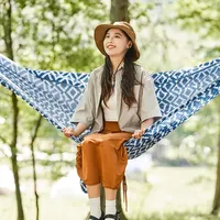 Hammock Outdoor Swing Single Double Outdoor Camping Anti-rollover Household Dormitory Hanging Chair Indoor Hanging Rope