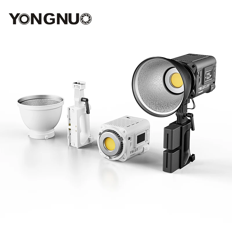 

YONGNUO LUX200 YNLUX200 200W 2700K-6500K Bowens Mount Handheld Outdoor LED Light with Power Adapter Kit for Photography Video