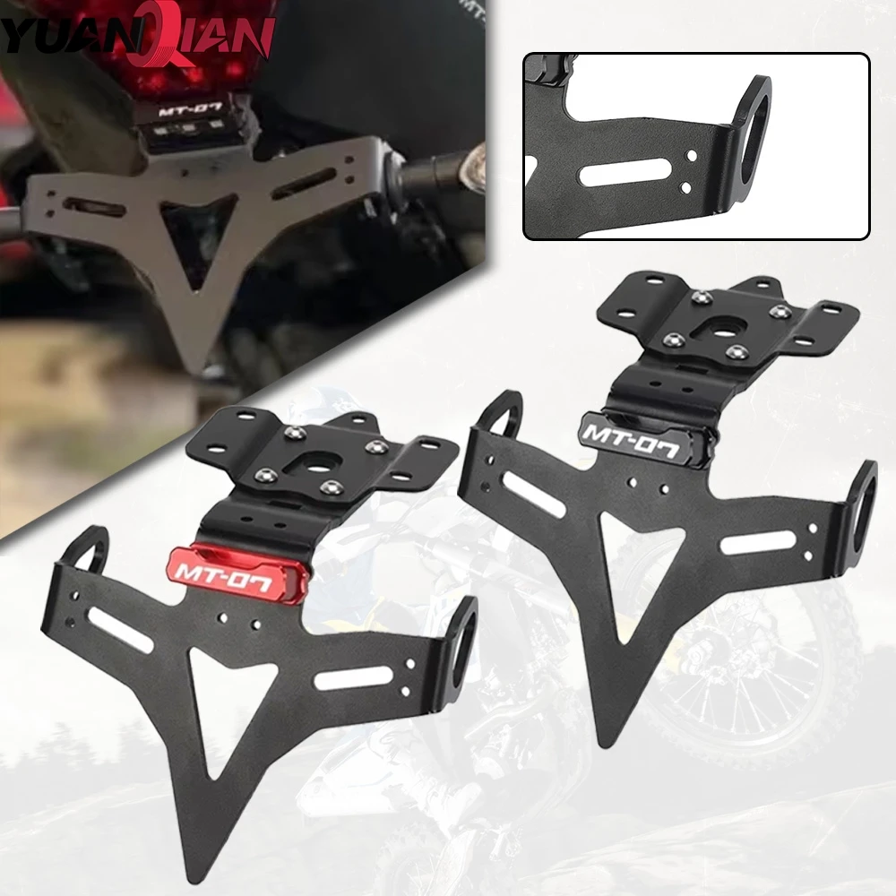 

2022 2023 MT 07 MT07 For Yamaha MT-07 FZ-07 Tail Tidy 2013-2021 Moto Cage Rear Fender Registration Bracket License Plate Holder