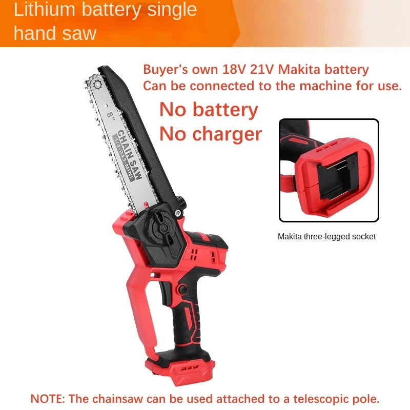 8 Inch Electric Chain Saw Sierra Eléctrica Portátil Mini Tronçonneuses À Batterie Tronçonneuse Électrique Kettensäge Akku 체인톱