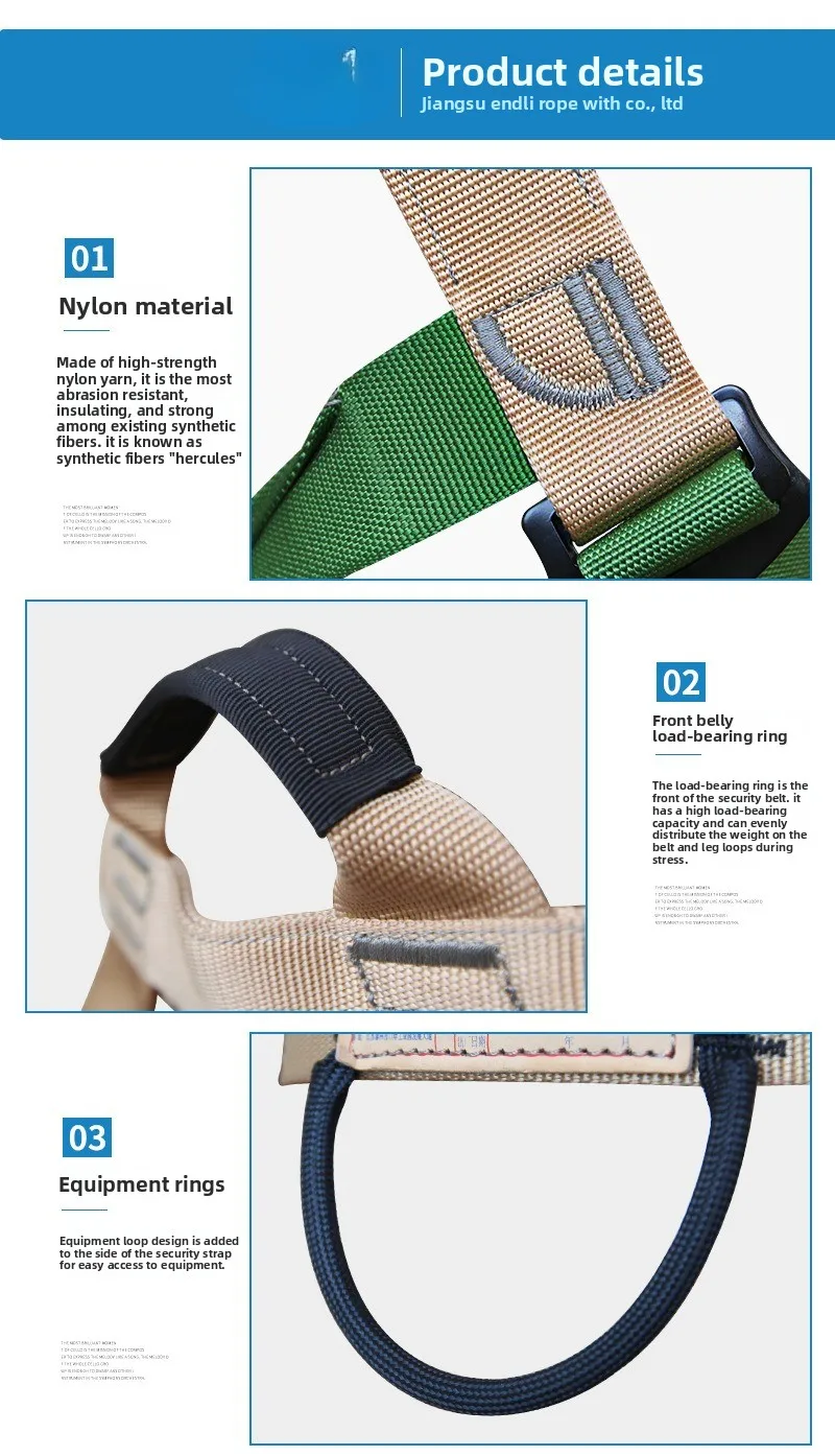 Outdoor Safety Belt Climb Rock Safety Harness Tree Climbing Half Body Harness for Women Men Children Ideal Gift for Rock Climber