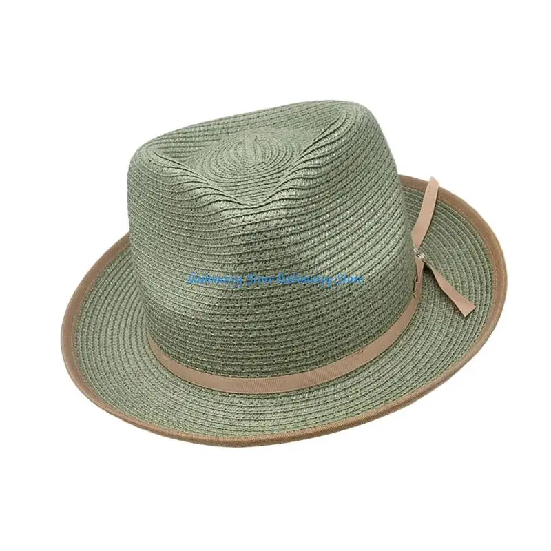 573B قبعة بأقواس ملفوفة مناسبة للسفر وخفيفة الوزن لحفلات الزفاف الصيفية للأماكن الخارجية