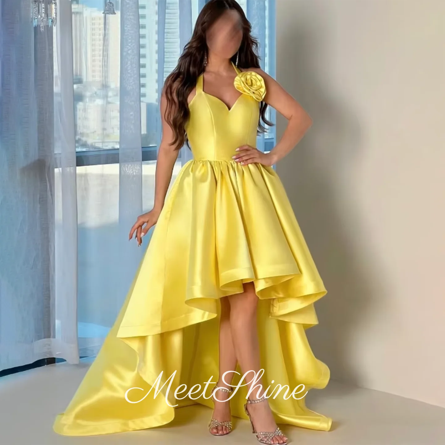 

Элегантные винтажные милые платья для выпускного вечера длиной до пола, индивидуальное желтое пятно, торжественное платье 2021, вечерние платья Саудовской Аравии