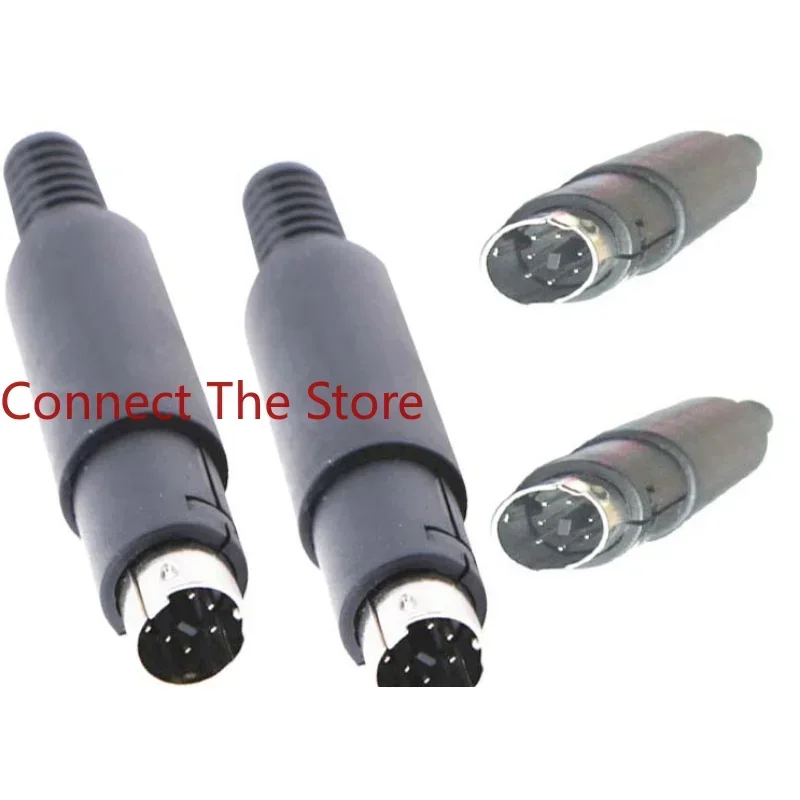 

7PCS Computer Plug MINI7P Male S Terminal MINI Assembled 7-core With Plastic Tail Mini