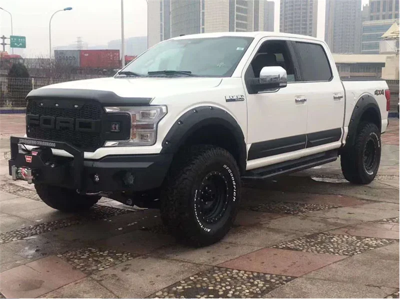 High Quality Stainless Steel Running Boards Side Step Bar Pedals For Ford Raptor F150 2015 2016 2017 2018 2019 2020 2021