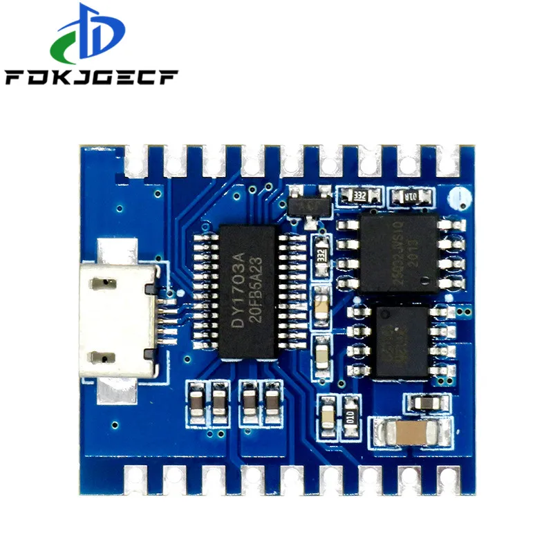 MP3 Player Module Voice Module 4MB Voice Playback IO Trigger Serial Port Control USB Download FLash DY-SV17F