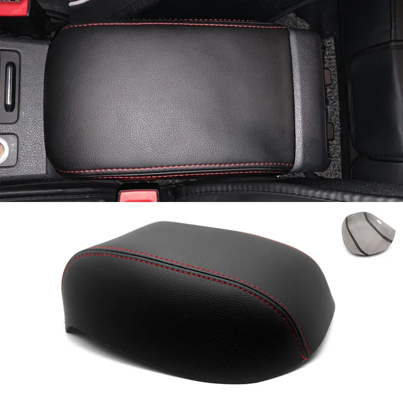 For VW Golf 7 VII MK7 2014 2015 2016 Car Accessories Center Control Armrest Console Lid Box Cover Microfiber Leather Trim