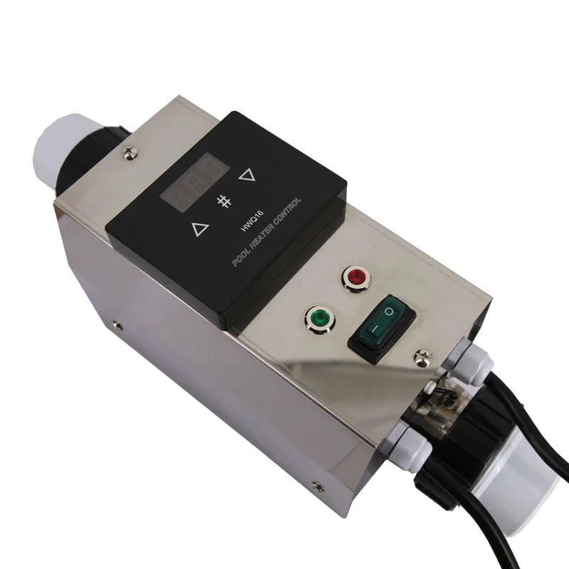 Useful 3KW 220V Pool Heater Electric Swimming Pool and SPA Bath Heating Tub Water Heater Thermostat Swimming Pool Accessories