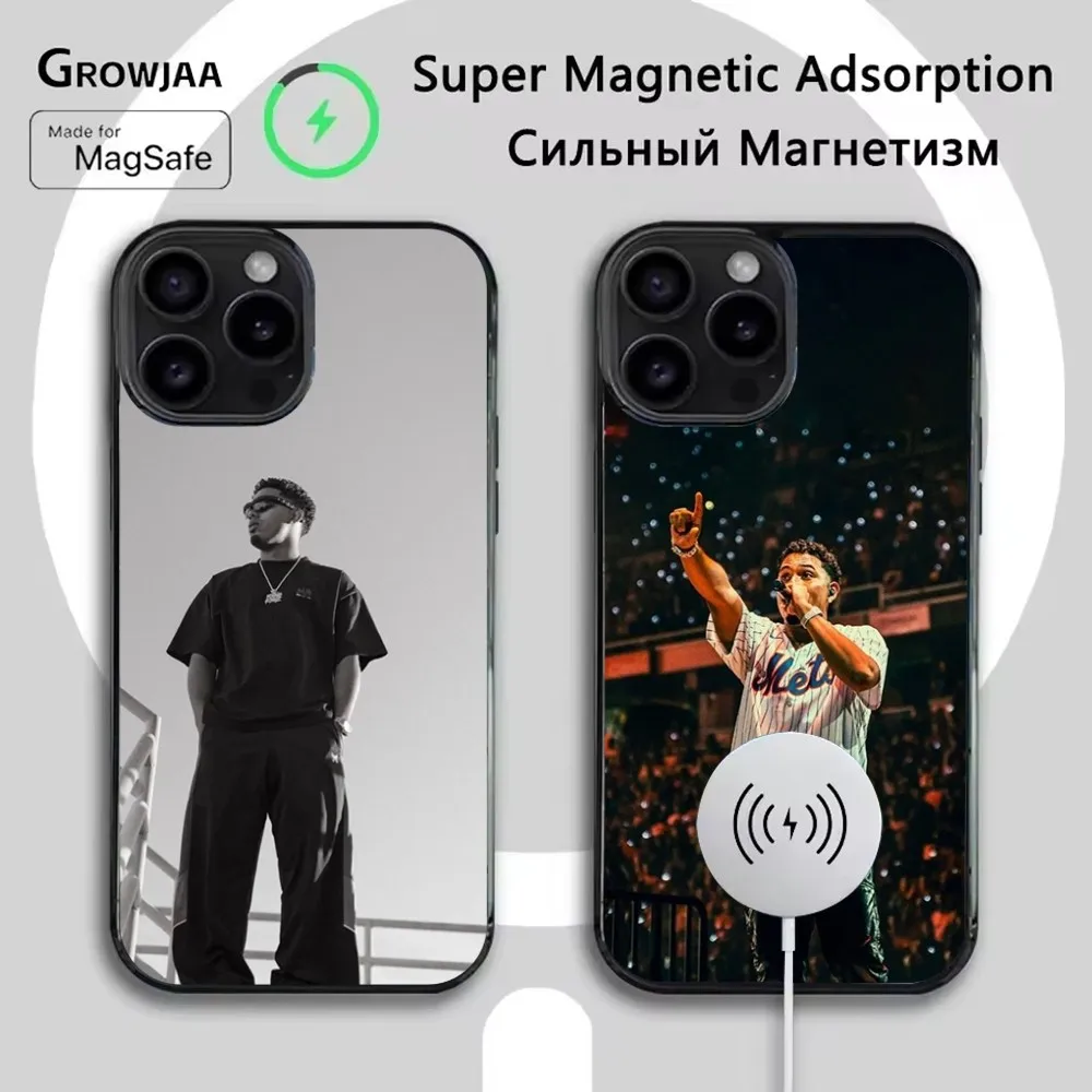 

M-Myke Towers Rapper Phone Case For iPhone 16e,16,15,14,13,12,11,Plus,Pro,Max,Mini Magsafe Magnetic Wireless Charging