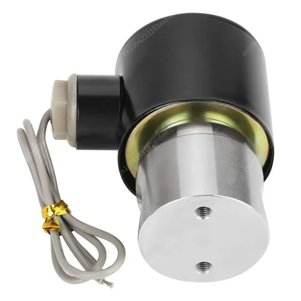 NewCOVNA Normally Closed High Pressure Water Solenoid Valve 2 Way 12V Stainless Steel Solenoid Valve