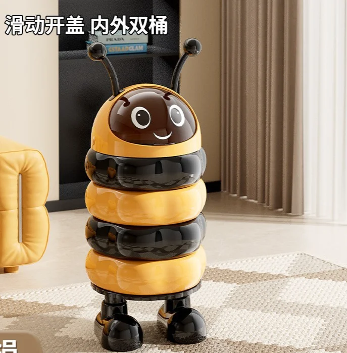 large-size-elegant-home-trash-bin-sliding-open-design-wide-mouth-odor-resistant-waste-bin-indoor-home-use