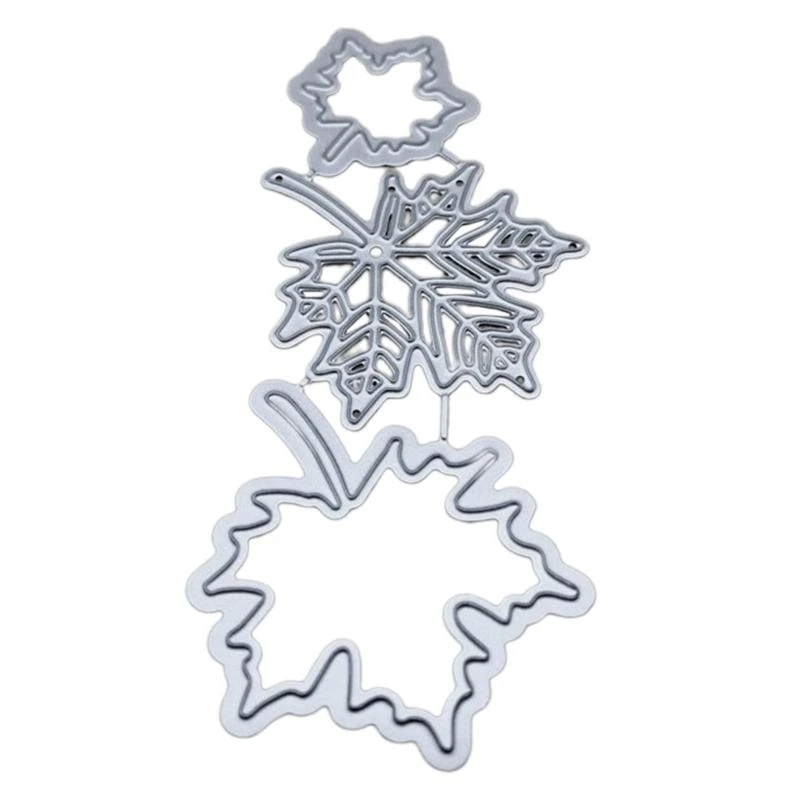 581C Maple Leaves Metal Cutting Dies Stencil DIY Scrapbooking Album Paper Template
