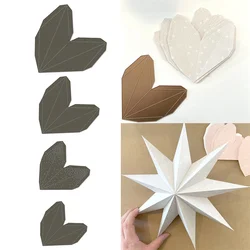Folding Stars  Metal Cutting Dies,Embossing Diecut For DIY Card Making Scrapbooking Crafting Supplies,Template Photo Album Die