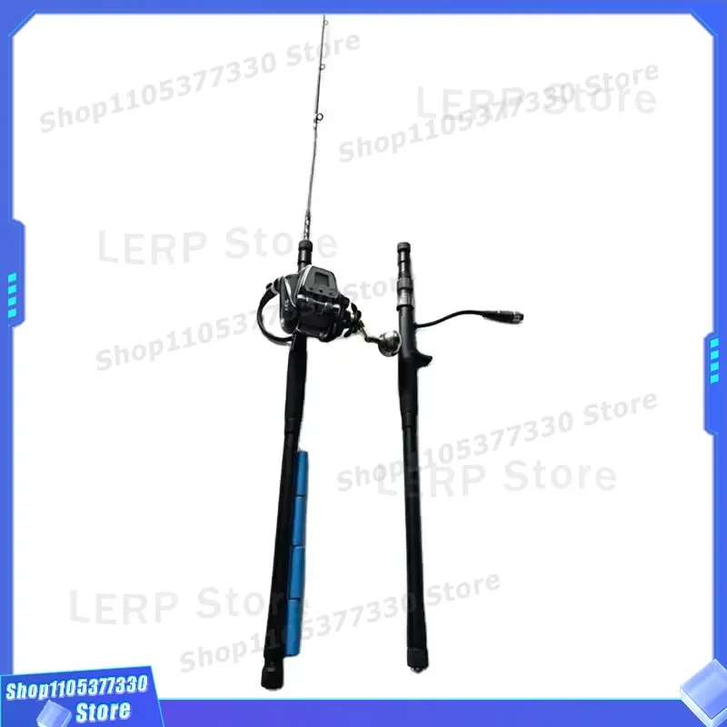 Electric Fishing Reel Built in Lithium Battery Aluminum Alloy Fuji Seat PC Lock Rod No 5 Diameter Pointed Tip Luya Boat