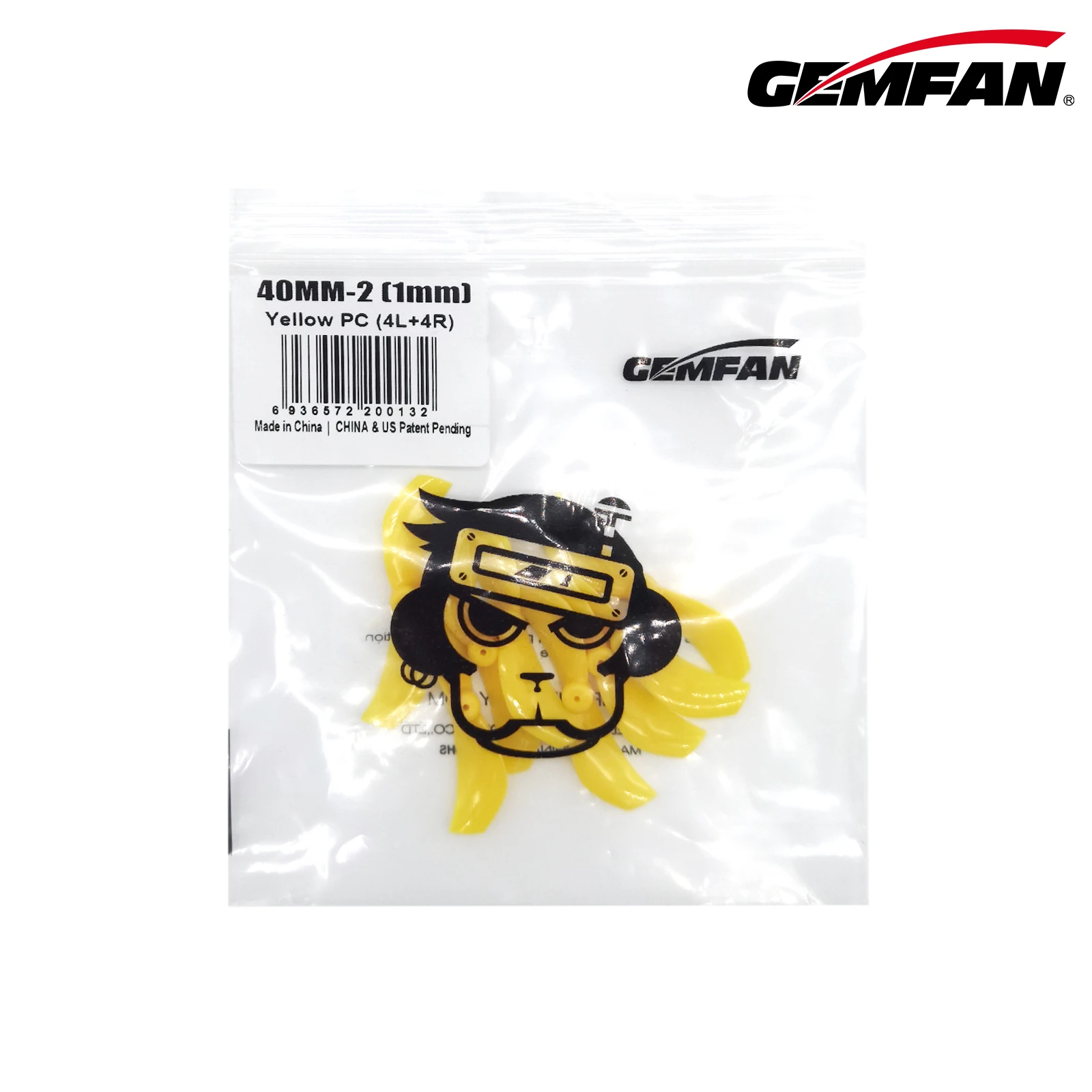 24 pcs/12pair Gemfan 1610 40MM 2 Blade 1mm 1.5mm PC Micro Whoop Propeller for FPV RC Tinywhoop 75mm Drone Moblite7 1102 0802