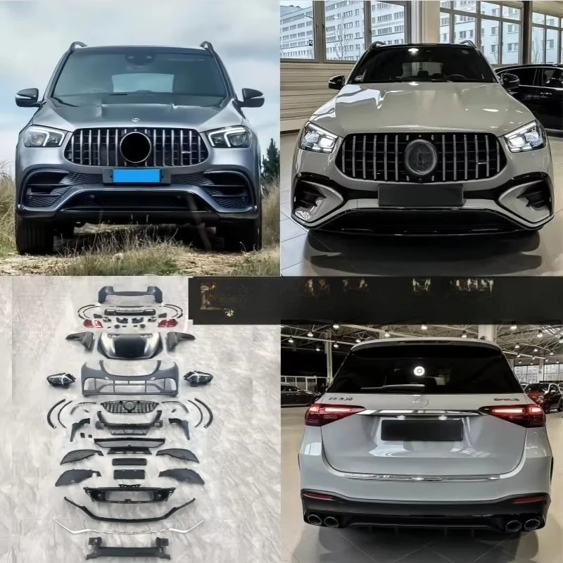 for 12-24 Models of  GLE - W167 for AMG63 Modification of Body Kit Including Bumpers Grilles Flaps Tips