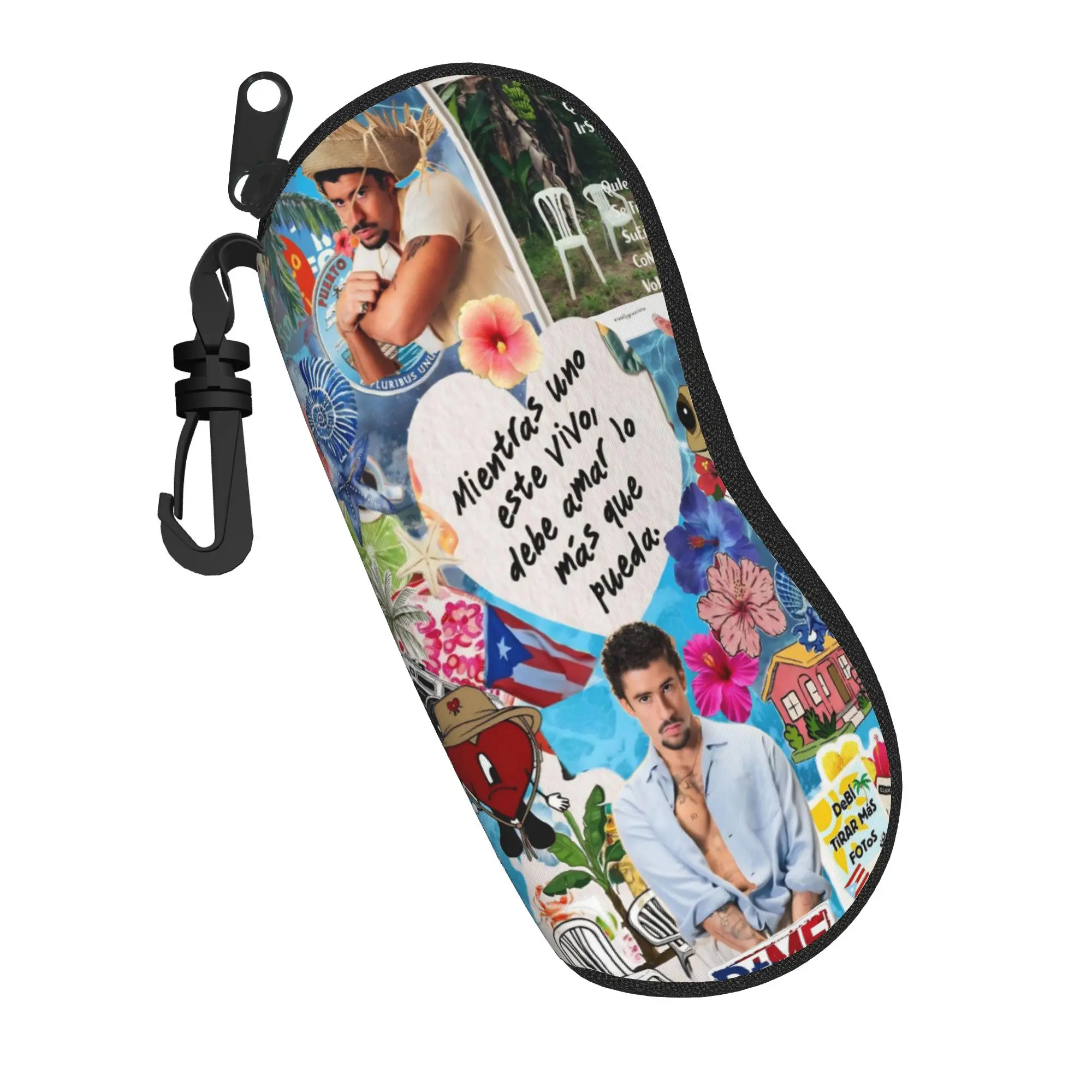 Bad Bunny DTMF Tour 2026 Glasses Case Gifts For Girl Boy  Accessories  Eyewear Storage Box Charming Eye Contacts Case