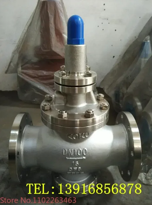 Y43H-16C Pilot Piston Steam Pressure Reducing Valve, Stainless Steel Steam Pressure Reducing Valve