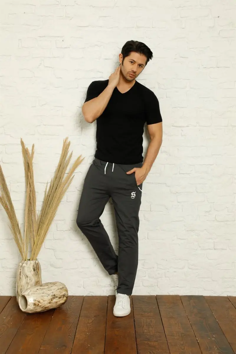 Chándal de algodón para hombre, 7002