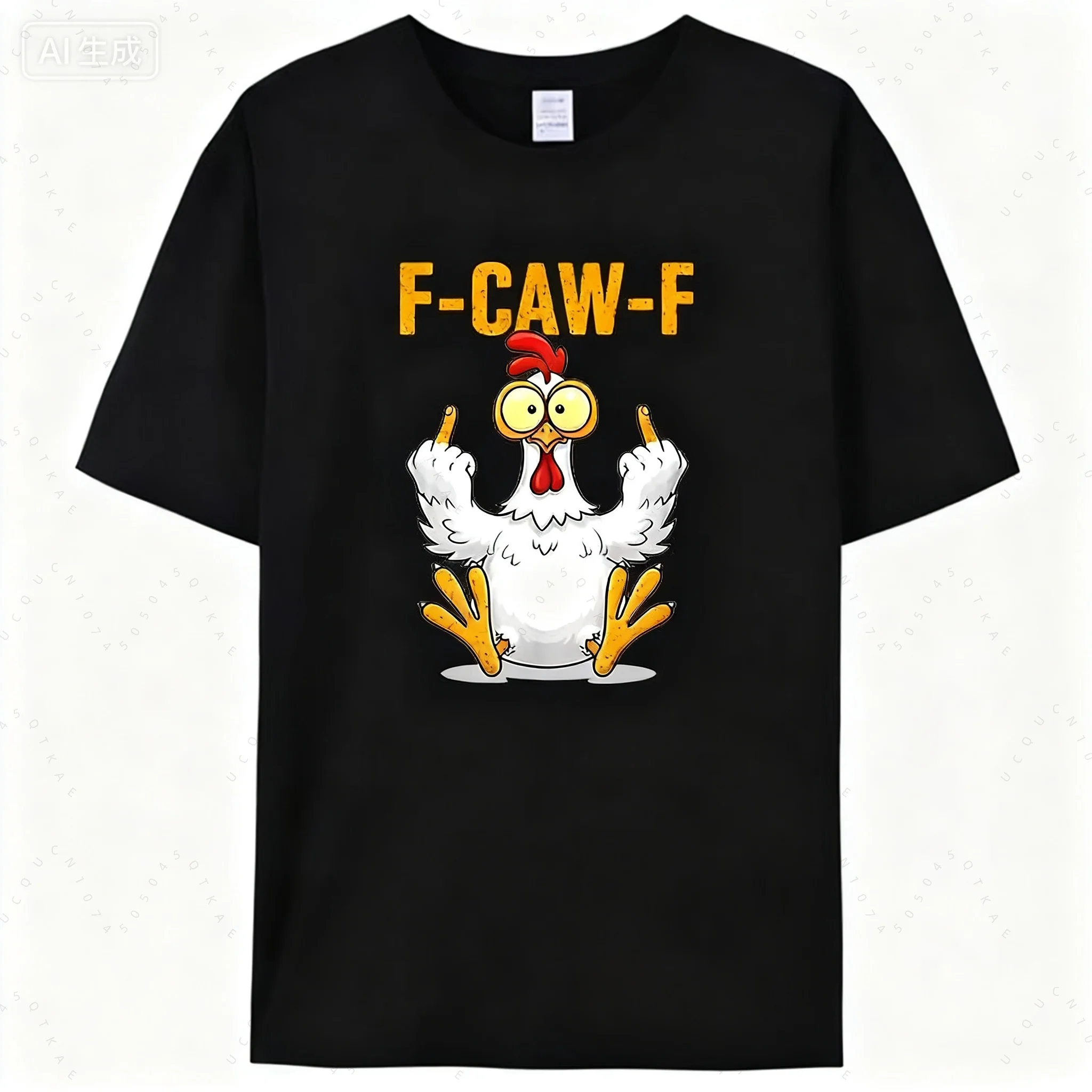 Estate divertente F Caw F pollo Fcawf pollo T-shirt da uomo divertente maglietta in cotone girocollo manica corta magliette idea regalo vestiti
