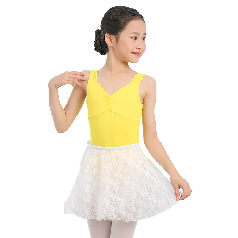 Girls Wide Strap Ballet Leotard - New Spring/Summer Sequin Dance Costume, Professional Practice & Grade Test Suit