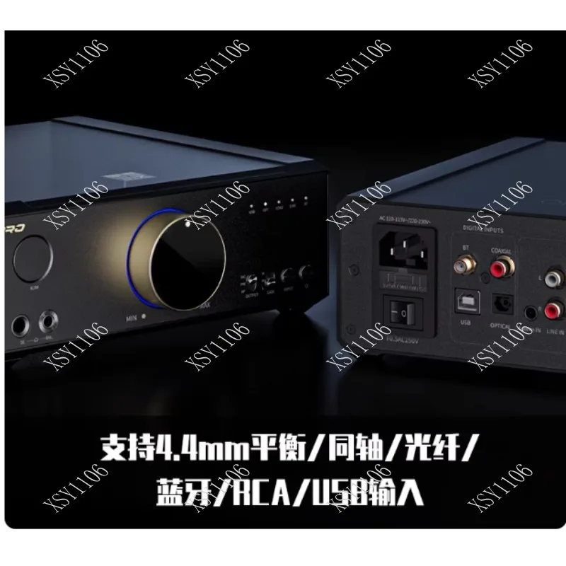 FiO K9 Pro AKM/ESS Bluetooth Headphone Amplifier AK4499/ES9038PRO MQA DSD Decoder