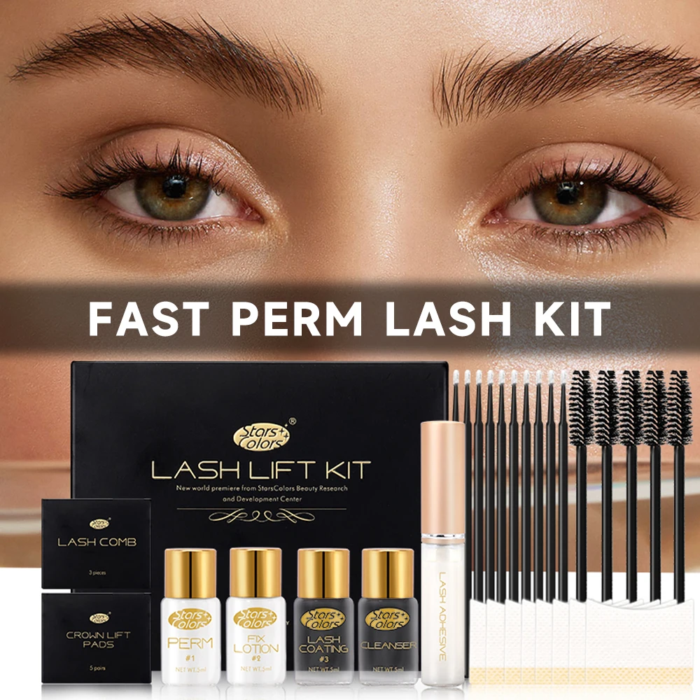 

Semi-permanent Brow or Lash Lift and Tint Kit Professional Brow Lamination Eyelash Lifting Perming Lashes Dye Eyes Makeup ﻿