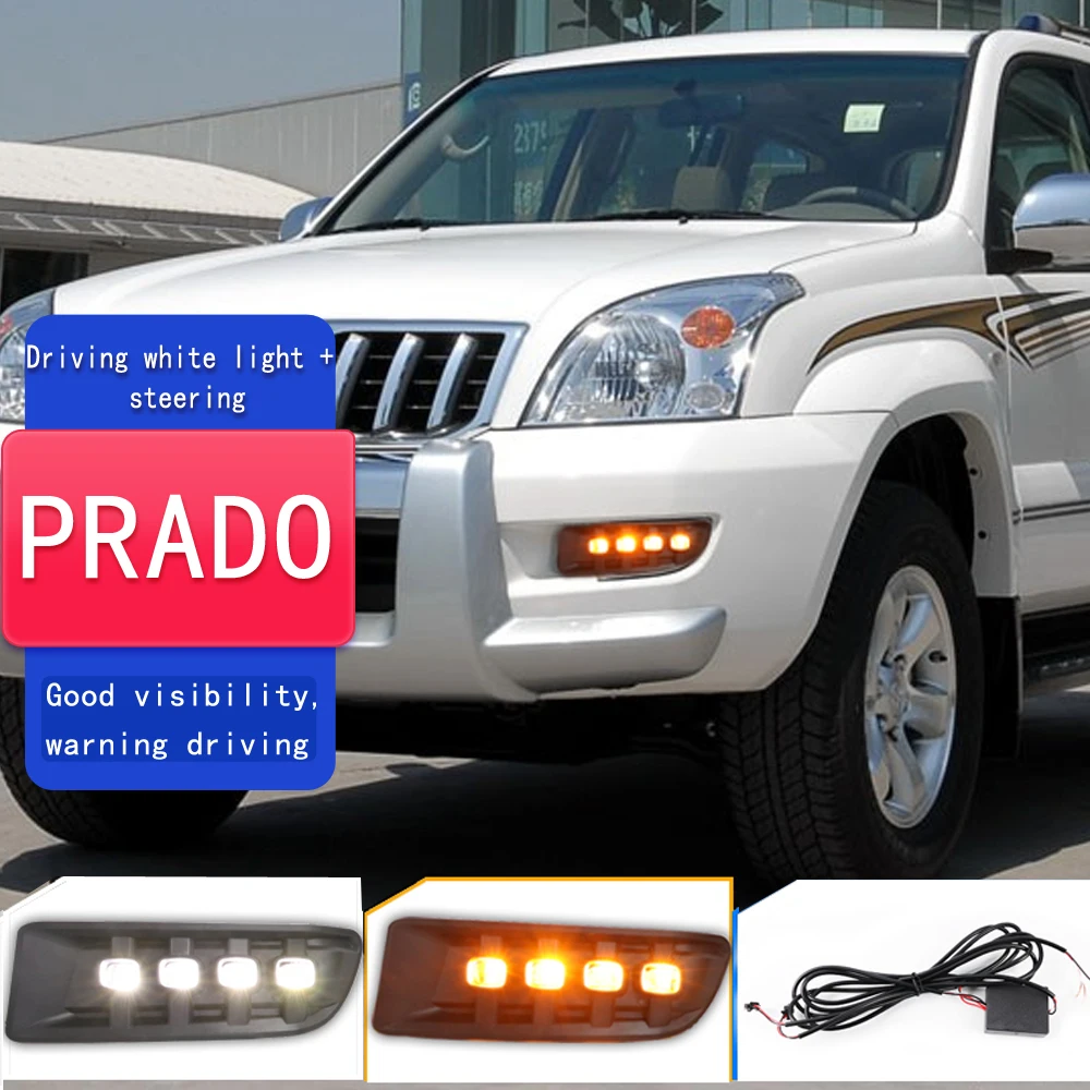 ワークライト　2個セット　DRL　アンバー　LED プラド　デリカ　ランクルに ワークライト 2個セット DRL アンバー LED プラド デリカ ランクルに