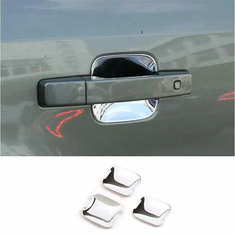 

3 * для Land Rover Defender 90 2021-2023 хромированная накладка на внешнюю дверную чашу из АБС-пластика -