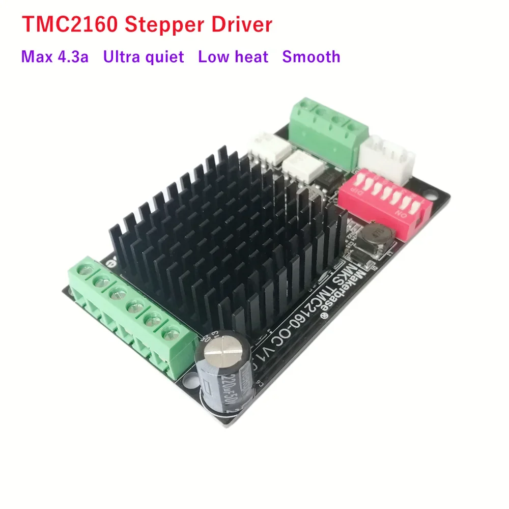 Tmc2160 Stappenmotor Driver Voor Nema 23 Motor Mks Tmc 2160 Stepping Driver Module Twee Fase Hybride Controller 3d Printer Motor