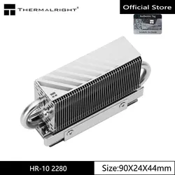 Thermalright HR-10 2280 M.2SSD Radiator Fully Plated Double AGHP Heat Pipe 2280 Specifications with Thermal Pad