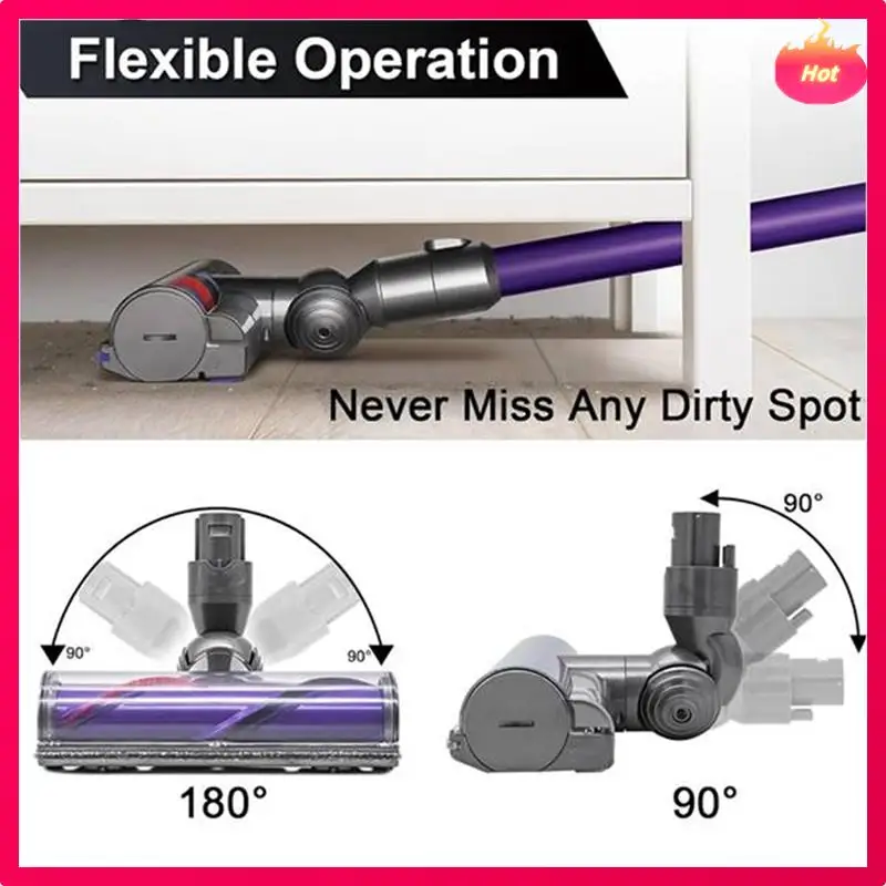 

AD-для Dyson V6 DC58 DC59 DC62 DC72 DC74 Вакуумная насадка для твердого пола Быстросъемная щетка для чистки головки двигателя