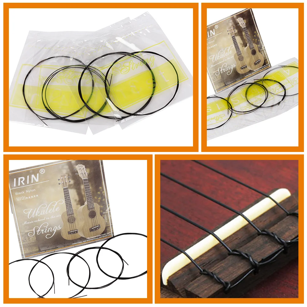 Irin Transparent Nylon Strings Ukulele Maintenance Wire Music Replacement Accessory