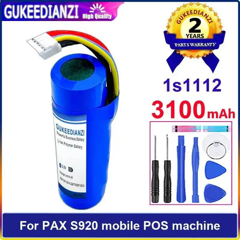 

Pos Machine Battery For Pax S920 Mobile 3100Mah Environmentally Friendly 1S1112