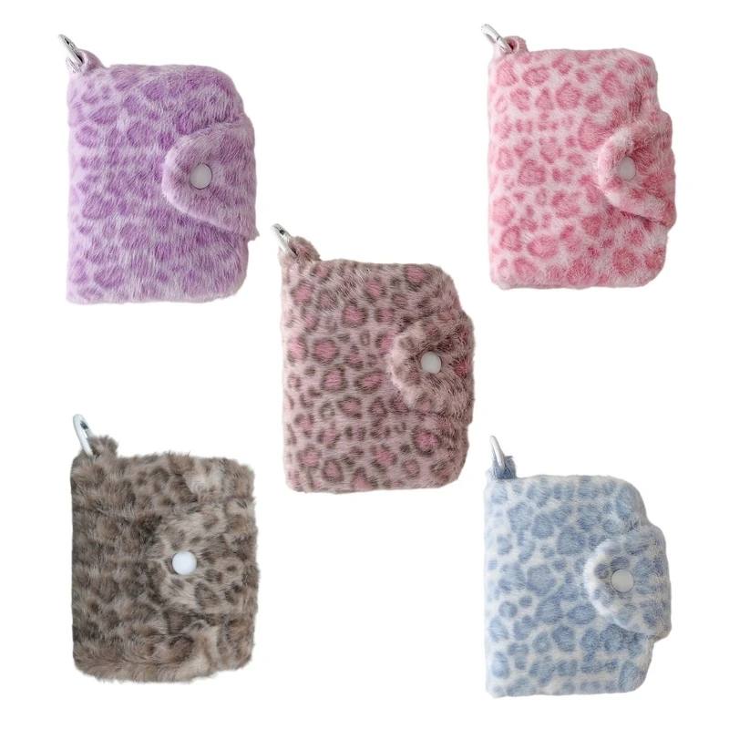 Card Case Card Holders Wallet With Card Slots Travel Business Card Organizers Bag Button Closure Card Organizers
