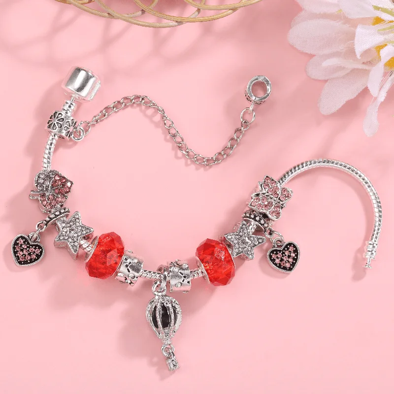 Roland Purple Crystal Bracelet Female Ins niche design Fine Dream Catcher Six Star Pendant Bracelet pulsera envio gratis