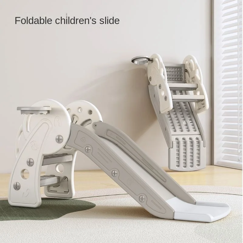 2026 Versatile Foldable Kids Slide, Mini Indoor Play Slide, Multifunctional Toddler Playground Toy for Home Usepromote sales
